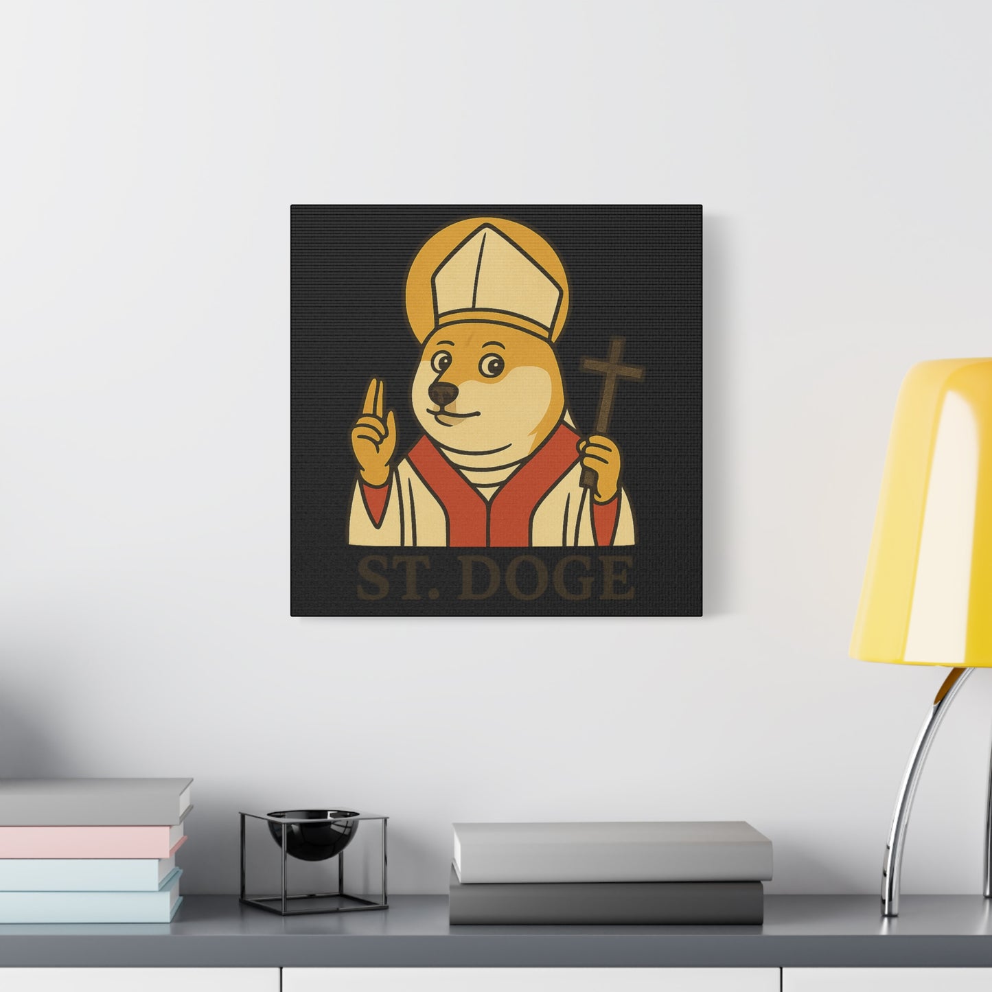 St Doge "Holy" Canvas